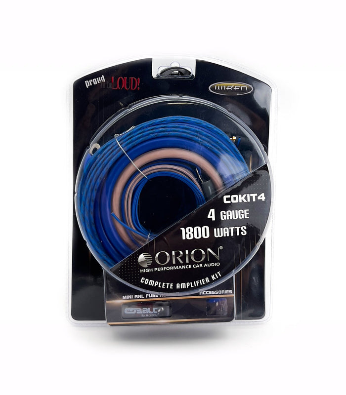 ORION COKIT4 | 4-Gauge Complete Amplifier Kit