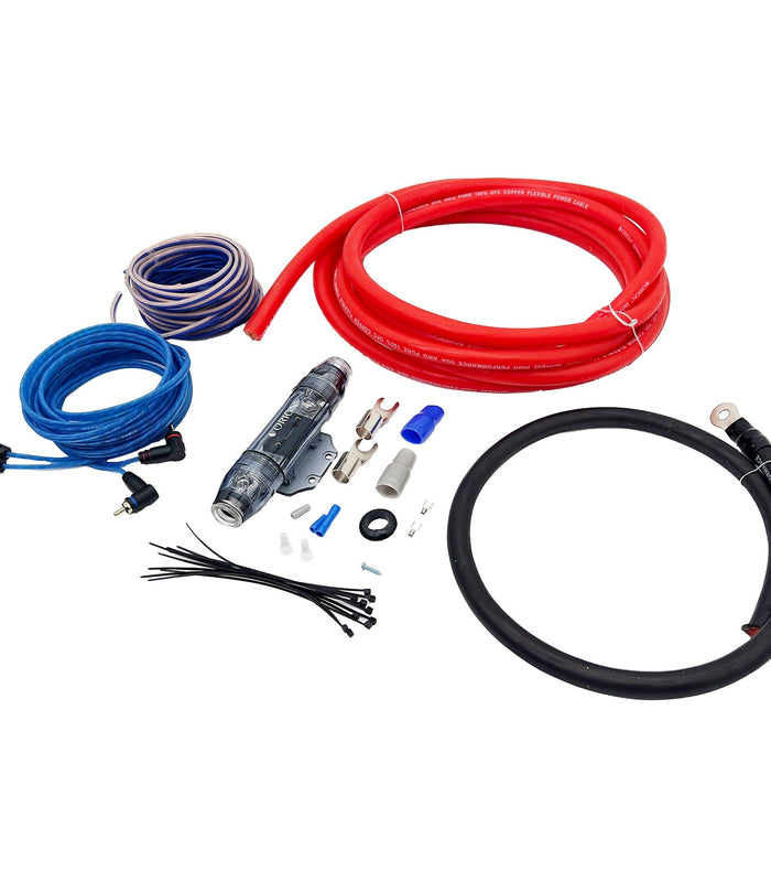 ORION 0-GAUGE 100% OXYGEN FREE COPPER (OFC) AMPLIFIER WIRING KIT I COPPERKIT0