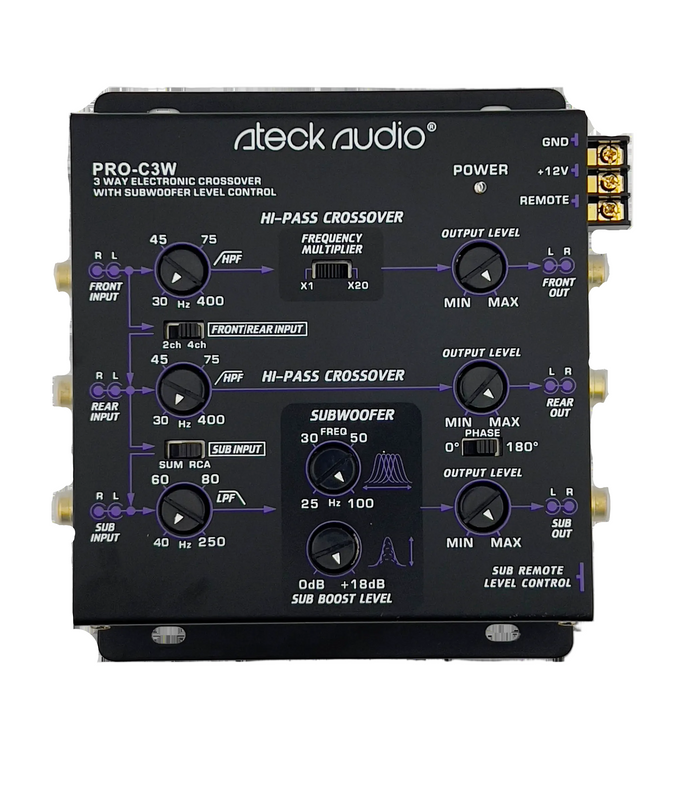 ATECK AUDIO PRO C3W - Crossover 3CH