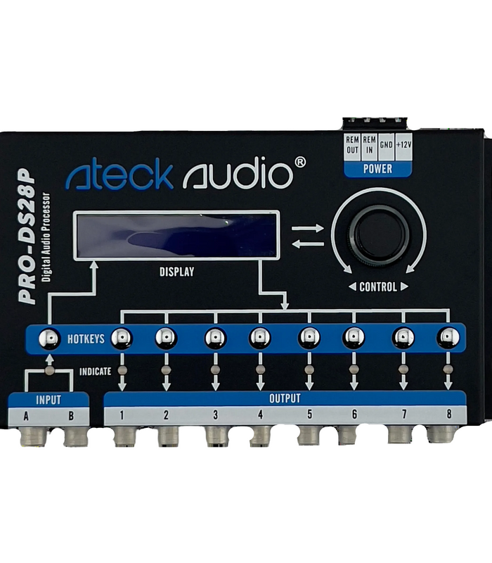 ATECK AUDIO PRO DS28P - Equalizer Digital Audio Processor