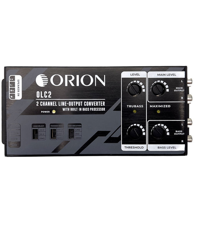 OLC2 - 2 Channel Line Out Converter With Bass Processor - Orion Car Audio