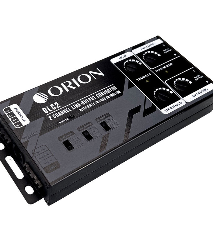 OLC2 - 2 Channel Line Out Converter With Bass Processor - Orion Car Audio