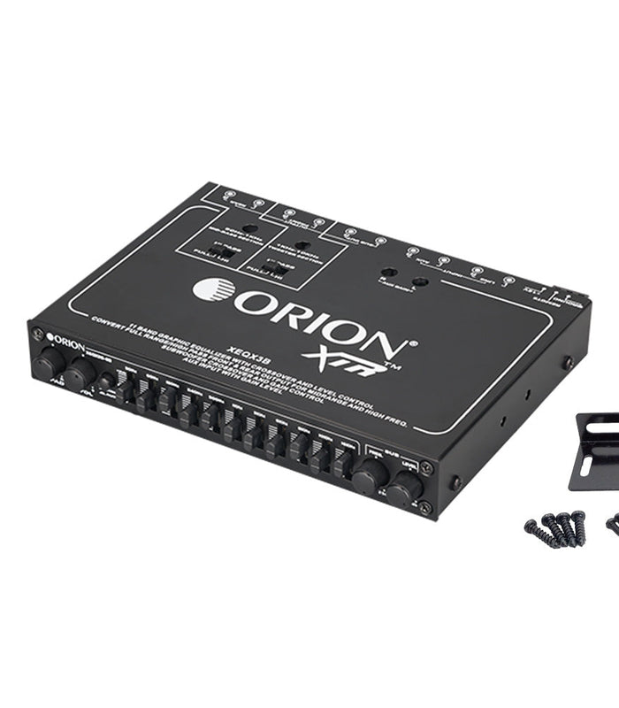 XEQ-X3B - 11-BAND PARAMETRIC EQUALIZER - Orion Car Audio