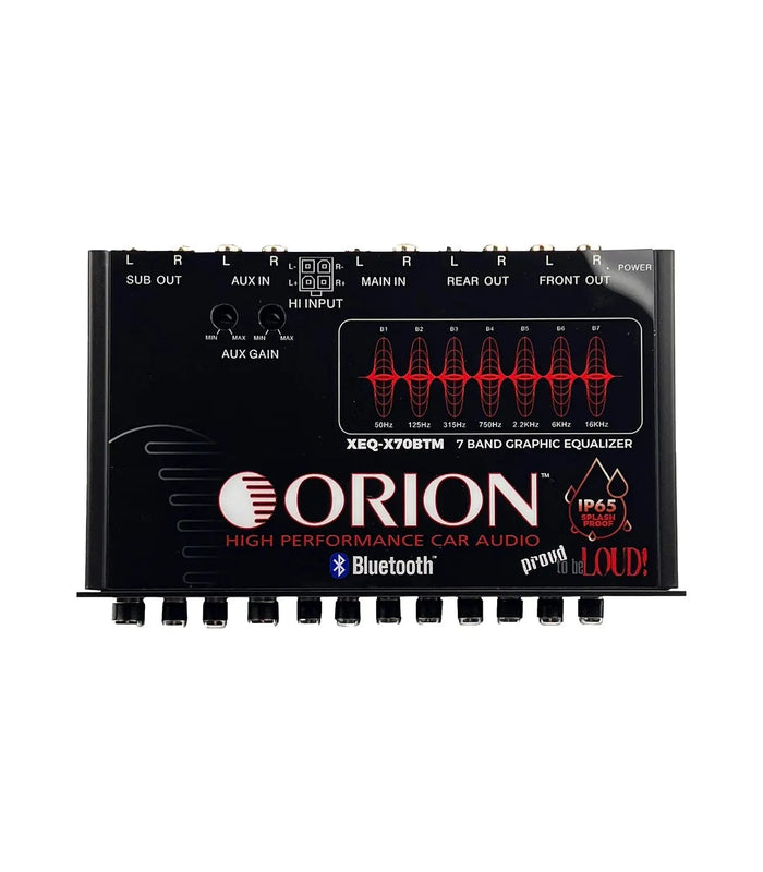 XEQ-X70BTM - 7-BAND GRAPHIC EQUALIZER